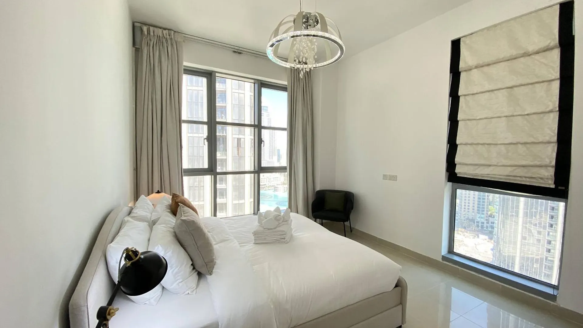 Lux Bnb Standpoint Tower Burj & Fountain Views Dubaj Apartmán